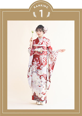 振袖 緋色の祝い(赤)