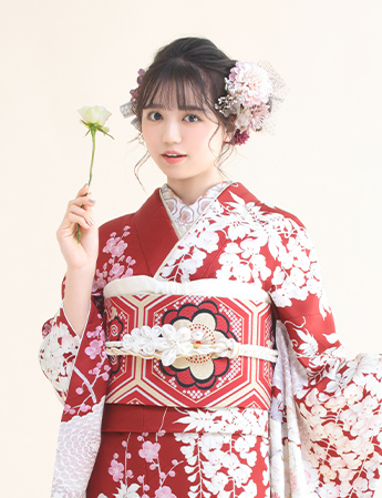 振袖 緋色の祝い(赤)
