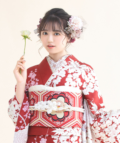 振袖 緋色の祝い(赤)