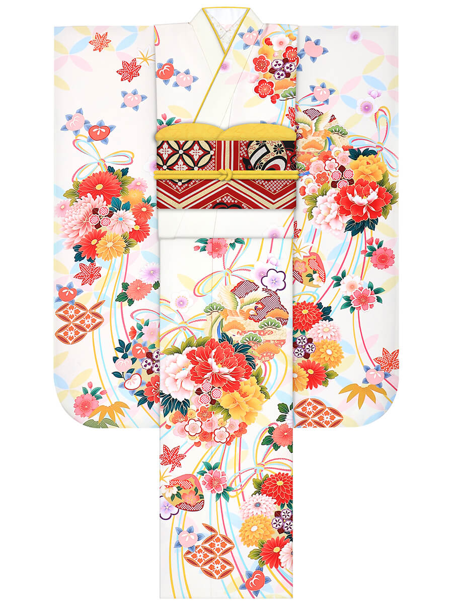 春タイプの振袖を秋タイプに