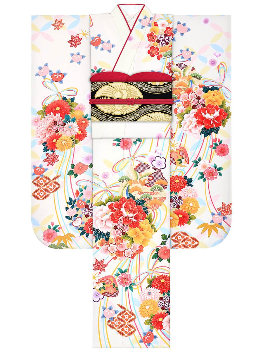 春タイプの振袖を冬タイプに