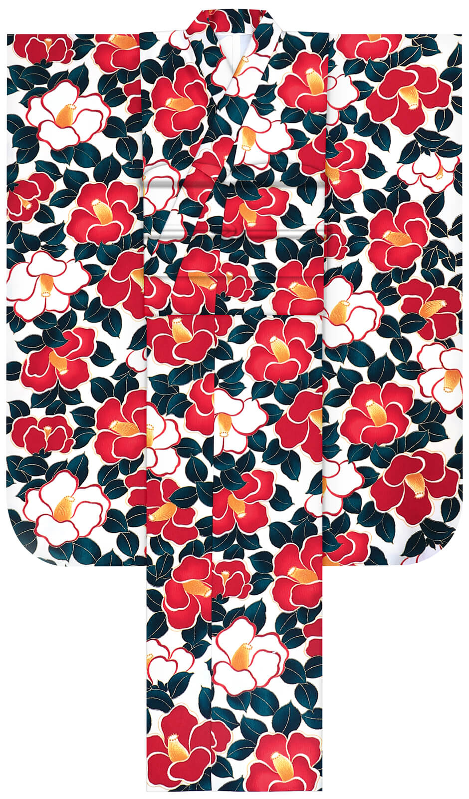 レトロ椿 アイボリー