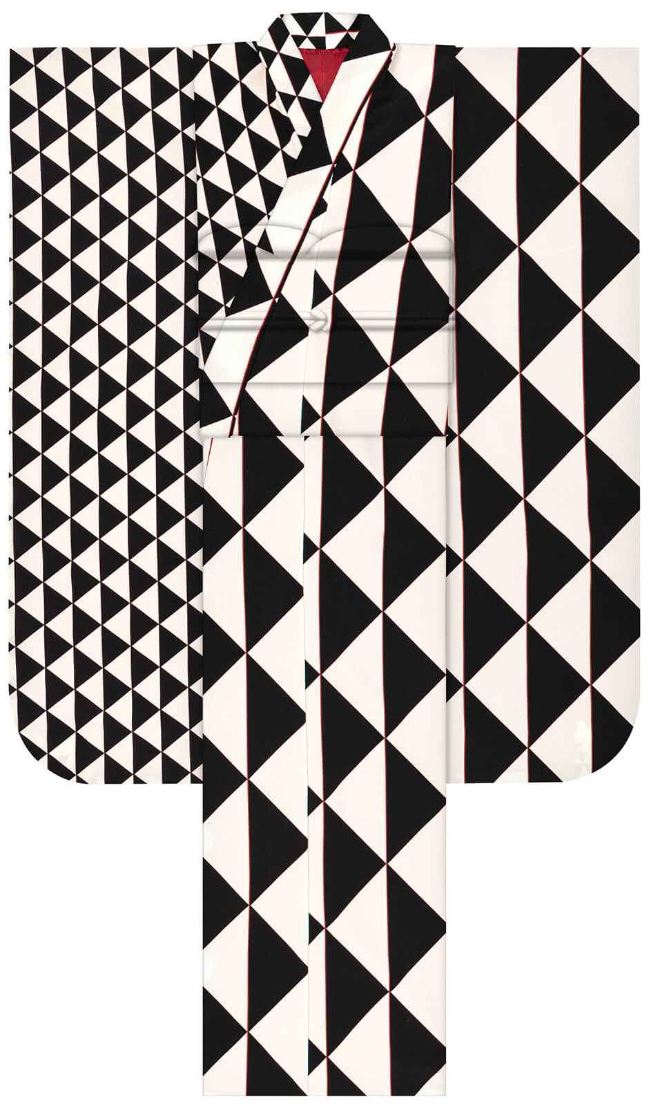 ウロコ 片身替り/黒