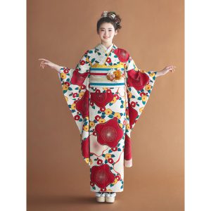 大梅に椿・赤(1)