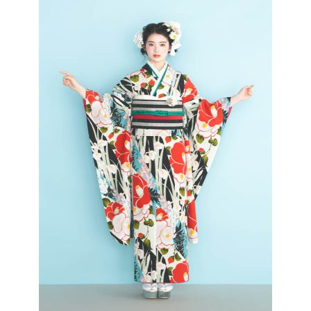 花きりばみ・黒 (1)