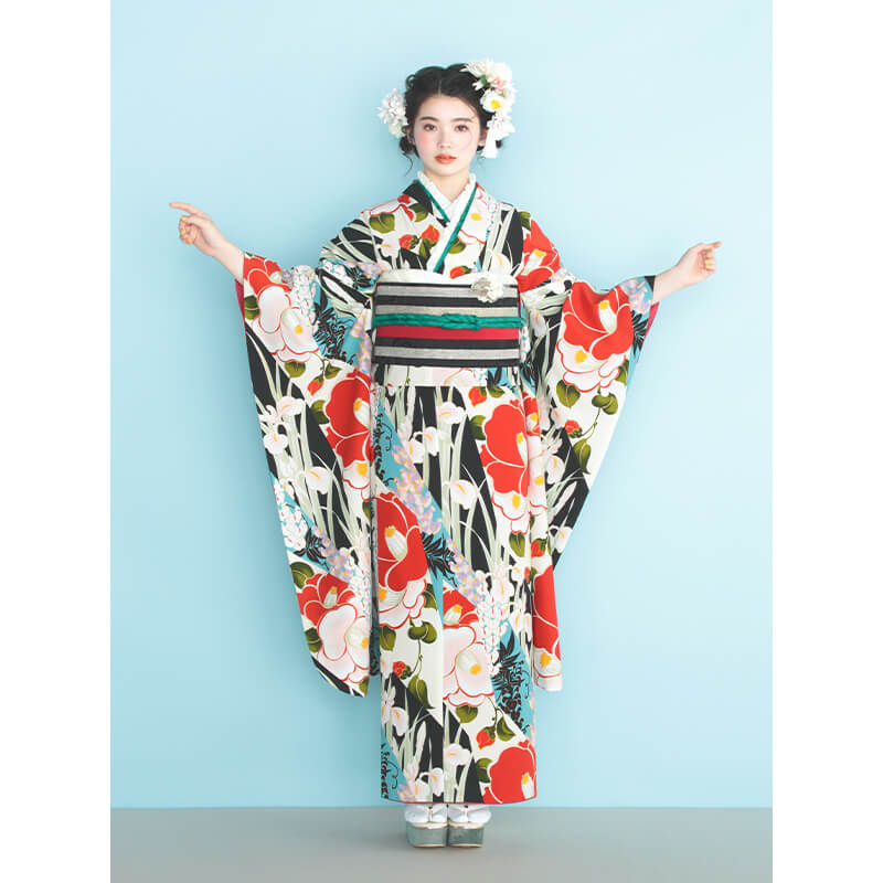 花きりばみ・黒 (1)