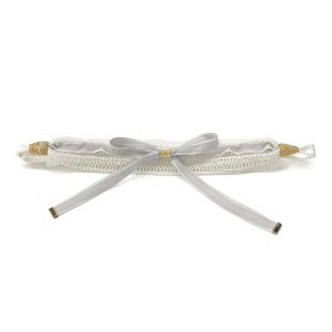 コードレースとベロアリボン オフグレー (1)