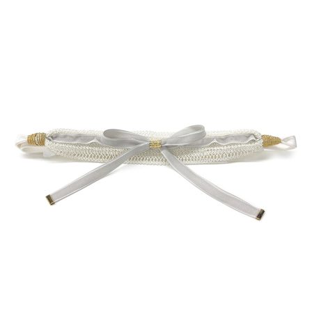 コードレースとベロアリボン オフグレー (1)