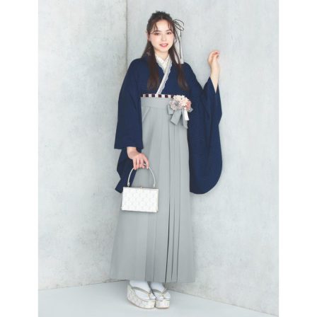 Coordinate(ダマスクダイヤ柄 白×グレー)