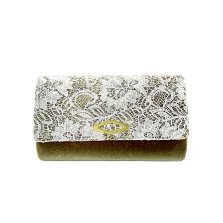 レースクラッチタッセル付き ベージュ(1)