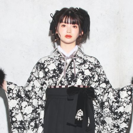 Coordinate(ベロアリボンクリップ 鈴蘭×黒)※袴飾りに使用