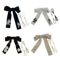 ベロアリボンクリップ