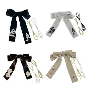 ベロアリボンクリップ