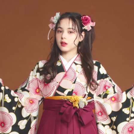 Coordinate(ピオニーとコードレース マスタード)※袴飾りに使用