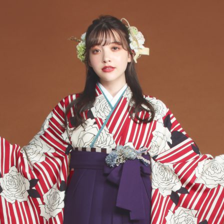 Coordinate(ピオニーとコードレース ブルー)※袴飾りに使用