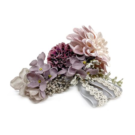 ピオニーとコードレース モーヴ (2)