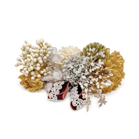 ピオニーとコードレース マスタード(1