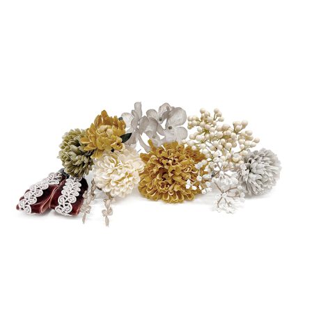 ピオニーとコードレース マスタード(4