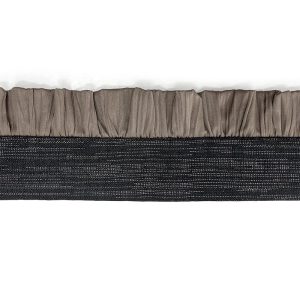 プチプリーツフリル チャコール (2)