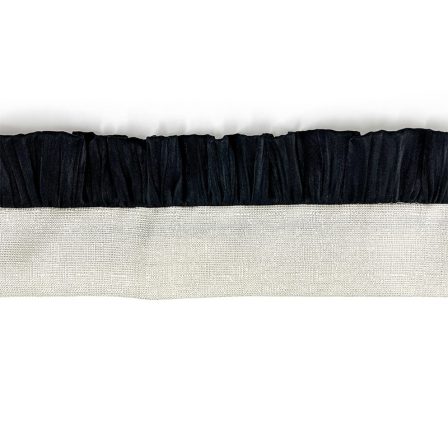 プチプリーツフリル 黒 (2)