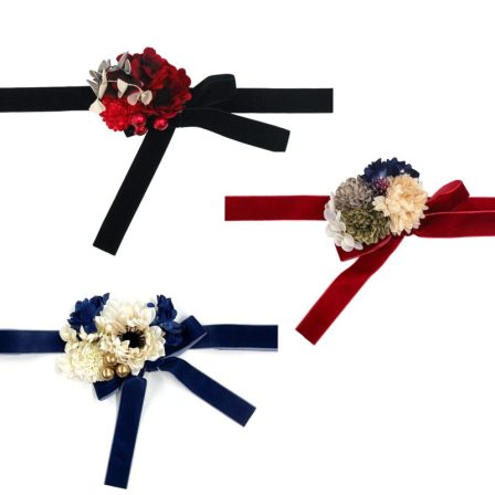 ベロア帯締め飾り